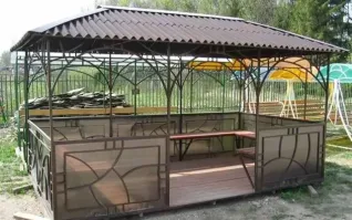 Беседки из поликарбоната