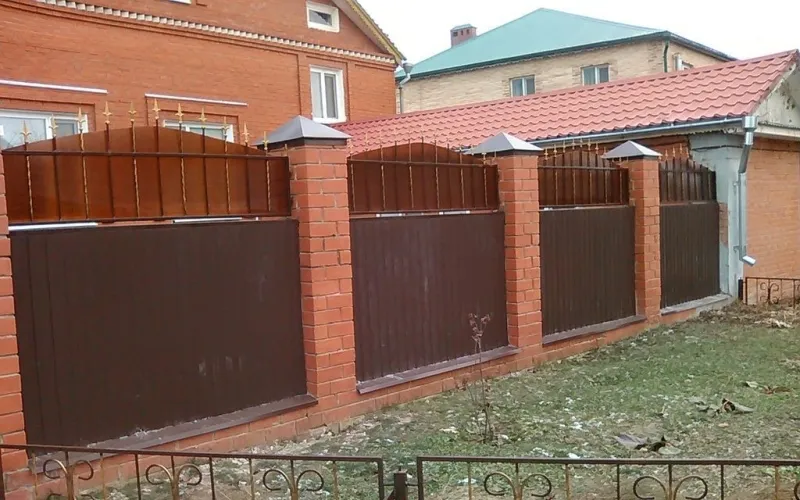Комбинированные заборы